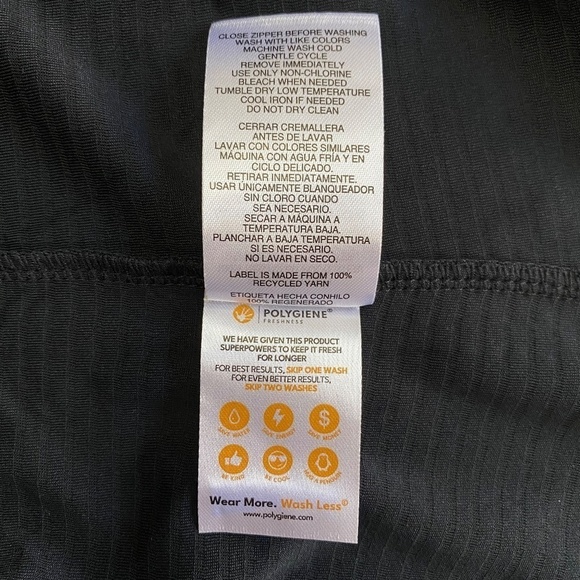 Mondetta Ladies' Quarter-Zip Pullover, Zippered Pockets, Black, Large NWT - Picture 16 of 16